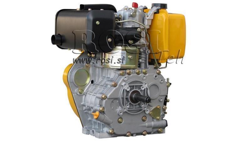 naftový motor 418cc-7.83kW-10.65HP-3,600 RPM-H-KW25x88-manual start