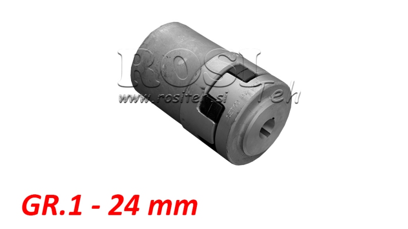 RUBBER COUPLING ND8 (1,1-1,5kW)  24mm/GR1