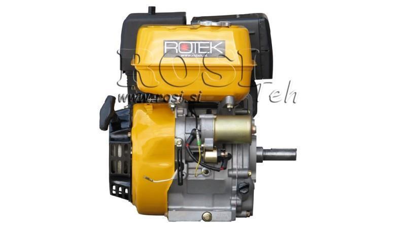 bensinmotor EG4-420cc-9.6kW-13.1HP-3,600 RPM-E-KW25.4x88.5-elektrisk start