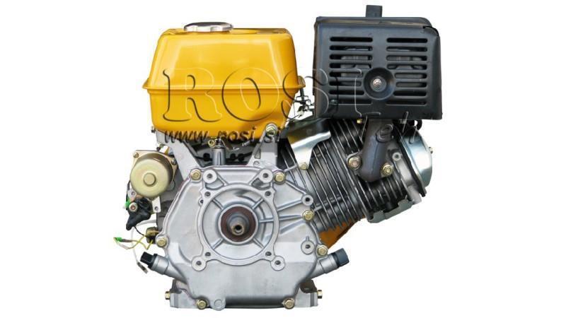 bensinmotor EG4-420cc-9.6kW-13.1HP-3,600 RPM-E-TP26x47-elektrisk start