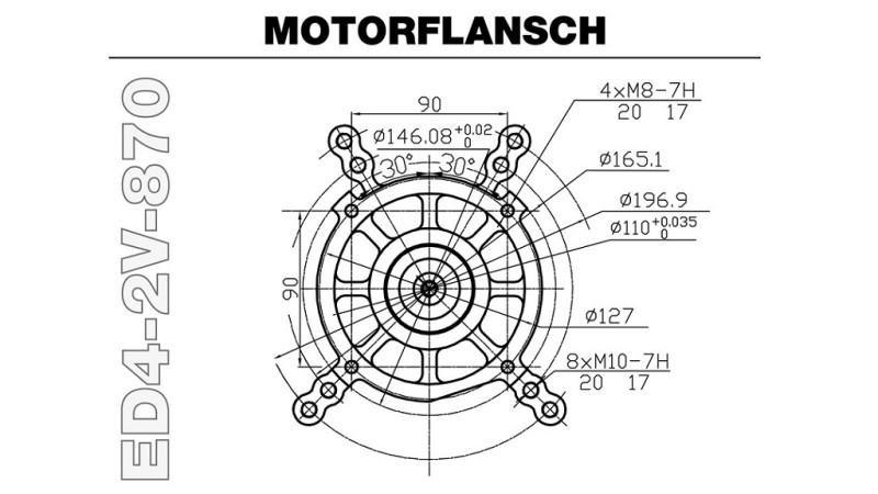 moteur diesel 870cc-15.2kW-3,600 RPM-V-E-KW25.4 (1 pouce)x78.8-démarrage électrique