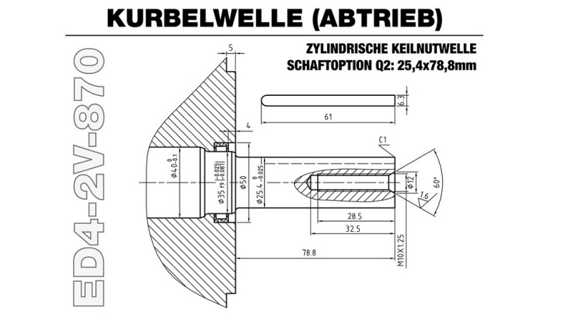 moteur diesel 870cc-15.2kW-3,600 RPM-V-E-KW25.4 (1 pouce)x78.8-démarrage électrique