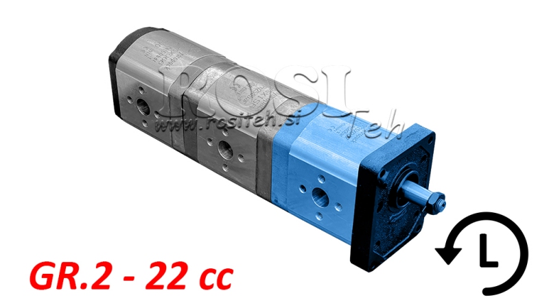 HIDRAVLIČNA ČRPALKA 20A22X067 FRONT GR.2 22 CC LEVA