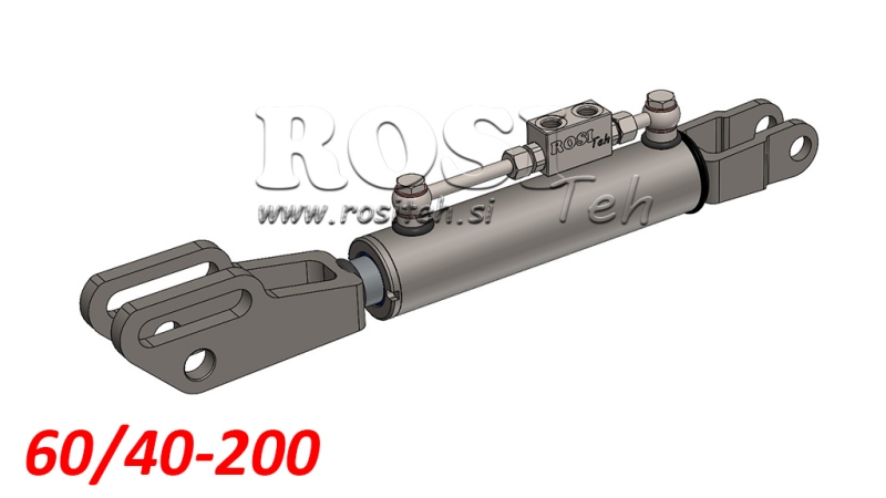 2TON. HYDRAULISK TOPPLENKE FORK 60/40-200 (550MM-750MM)