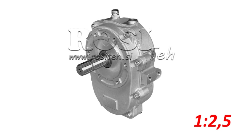 GEARBOX FOR CAST IRON PUMP 1:2,5 MALE