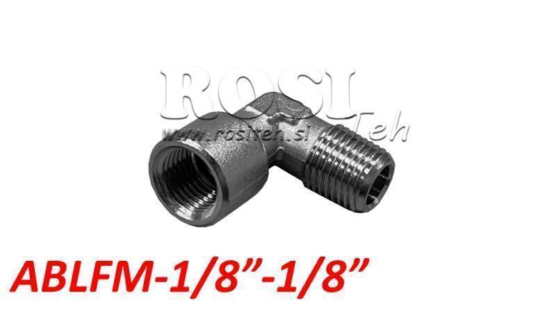 CONECTOR DE ÂNGULO PNEUMÁTICO CLÁSSICO ABLFM-018-018