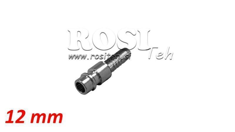 INNESTO RAPIDO PNEUMATICO MASCHIO TUBO 12 mm - DN7,2