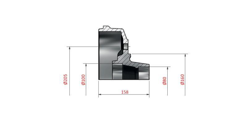 JARRUKUPPI 080-100 300X060 AKSELILLE 1500mm