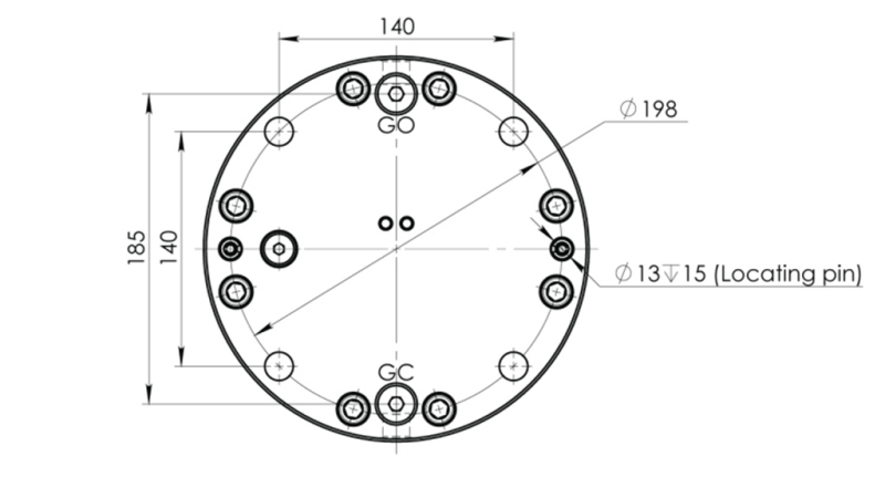 HYDRAULIC ROTATOR CPR5-01 10000/5000 KG