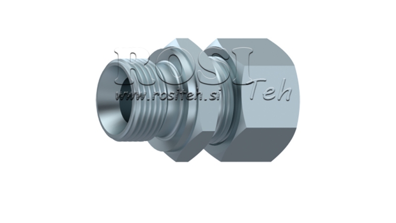 HYDRAULISK DUBBEL-VERKENDE SYLINDER MED MUTTER AL10-BSP1/4