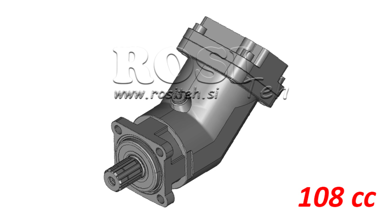 MOTORE IDRAULICO A PISTONE 108cc - 600Nm