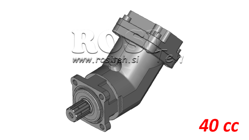 MOTEUR HYDRAULIQUE À PISTON 40CC - 228NM