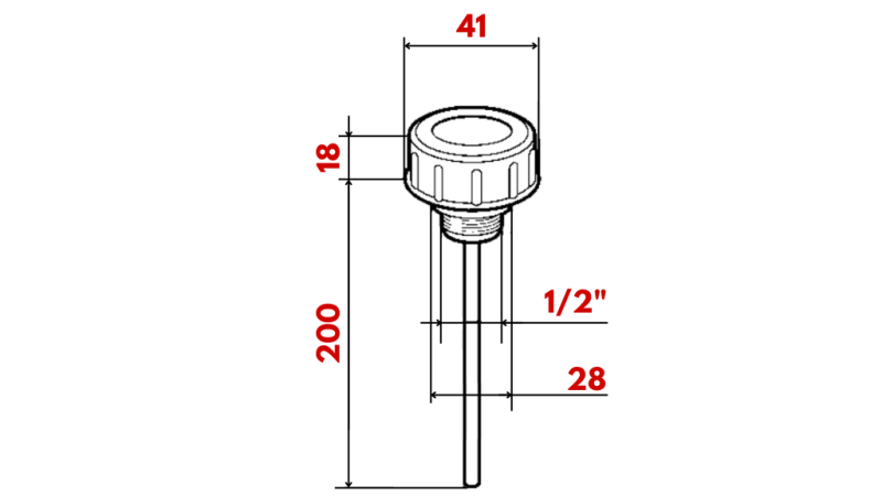 FILTER CAP 1/2