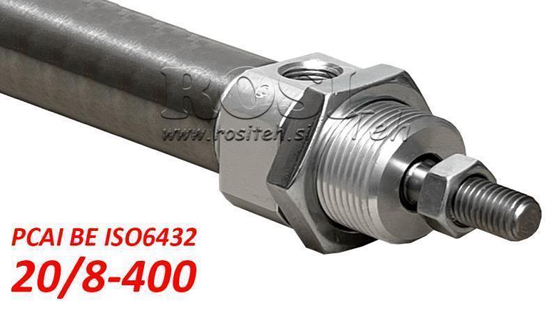 PNEUMATIC CYLINDER PCAI 20/8-400 BE ISO6432