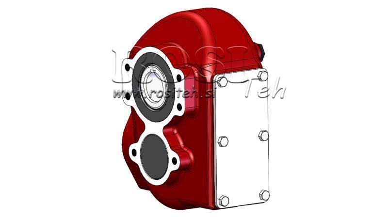 VÄXELLÅDA - VÄXELLÅDA RT160 FÖR HYDRAULISK MOTOR MP/MR FÖRHÅLLANDE 8.4:1