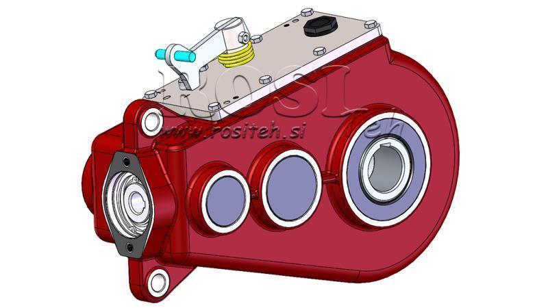 REDUCTOR - MULTIPLICATOR RT4002V FOR HYDRAULIC MOTOR MP/MR gear ratio 35,2:1 gear ratio 17,8:1