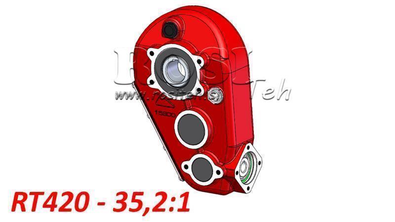 ÜBERSETZUNGSGETRIEBE - REDUKTOR RT420 FÜR HYDROMOTOR MP/MR/MS verhältnis 35,2:1