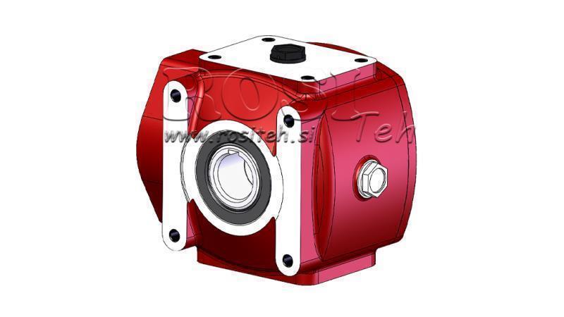 REDUCTOR - MULTIPLICATOR RT45 FOR HYDRAULIC MOTOR MP/MR gear ratio 1,9:1