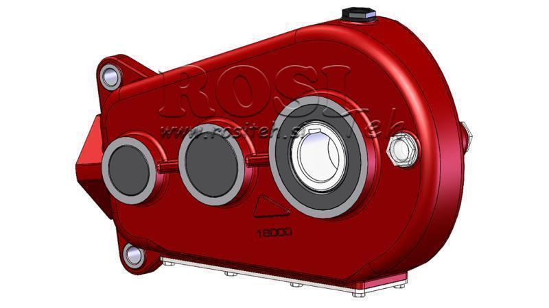 REDUCTOR - MULTIPLICATOR RT520 FOR HYDRAULIC MOTOR MP/MR/MS gear ratio 43,6:1