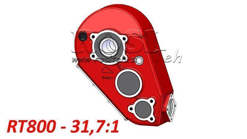 ÜBERSETZUNGSGETRIEBE - REDUKTOR RT800 FÜR HYDROMOTOR MP/MR/MS verhältnis 31,7:1