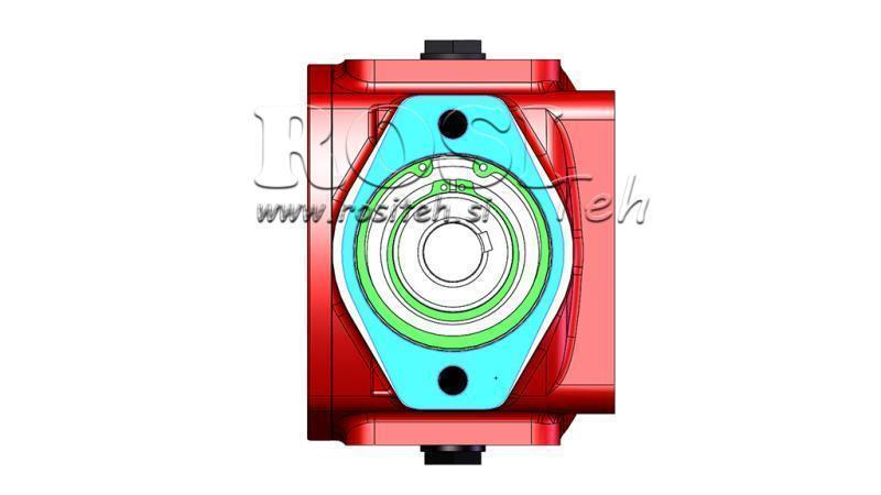 REDUKTOR - ÜBERSETZUNGSGETRIEBE RT90 FÜR HYDROMOTOR MP/MR verhältnis 3,1:1