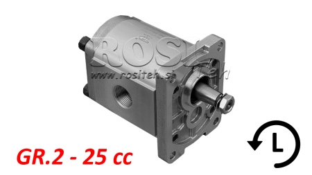 HYDRAULIC PUMP GR.2 25 CC LEFT - THREAD