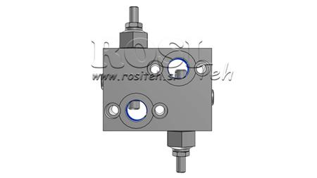 REGULADOR DE PRESSÃO HIDRÁULICA 10-180 BAR PARA MOTOR HIDRÁULICO MP-MR-MH