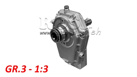 GEARBOX GR.2 - 1:3 FEMALE INPUT - MALE OUTPUT