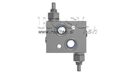 REGOLATORE DI PRESSIONE IDRAULICA 30-210 BAR PER MOTORE IDRAULICO MS