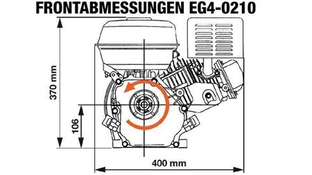 moteur à essence EG4-200cc-5.10 kW-3,600 RPM-E-KW20x53-démarrage électrique