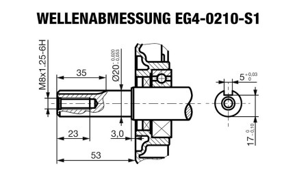 benzínový motor EG4-200cc-5.10kW-3,600 RPM-H-KW20x53-manual start