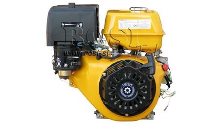 bensinmotor EG4-420cc-9.6kW-13.1HP-3,600 RPM-E-TP26x47-elektrisk start