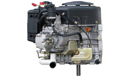 naftový motor 870cc-15.2kW-3,600 RPM-V-E-KW25.4 (1 palec)x78.8-elektrický štart