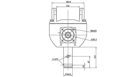 KUTNI REDUKTOR KSR50 3:1 (50HP-36,7kW)