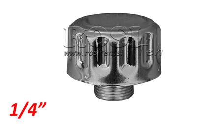 METAL FILTER CAP WITH BREATHER 1/4