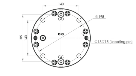 HYDRAULIK ROTATOR CPR5-01 10000/5000 KG