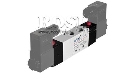 PNEUMATISK ELEKTROVENTIL 5/3 BISTABIL 1/4 PRT-0853-FCC