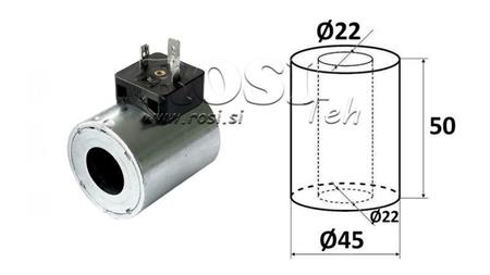 ELEKTROMÁGNESES TEKERCS 24V DC - DS3 - fi 22mm-50mm 31W