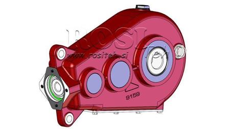 ÜBERSETZUNGSGETRIEBE - REDUKTOR RT400 FÜR HYDROMOTOR MP/MR/MS verhältnis 35,2:1 