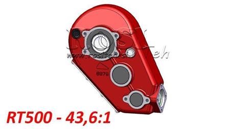 ÜBERSETZUNGSGETRIEBE - REDUKTOR RT500 FÜR HYDROMOTOR MP/MR/MS verhältnis 43,6:1