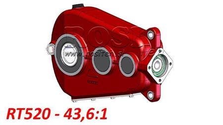 REDUCTOR - MULTIPLICATOR RT520 FOR HYDRAULIC MOTOR MP/MR/MS gear ratio 43,6:1