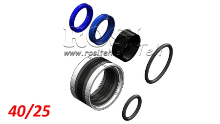 KIT SEALS FOR HYDRAULIC CYLINDER 40/25