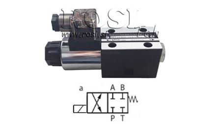 HYDRAULIC ELECTROMAGNETIC VALVE KV-4/2 CETOP 3 12/24/230V 1A