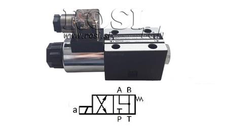 HYDRAULISK ELEKTROMAGNETISK VENTIL CETOP 3 12/24/230V 6A