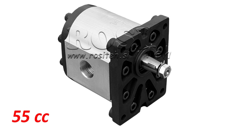 HYDRAULIC GEAR PUMP GR.3 55 CC RIGHT - THREAD