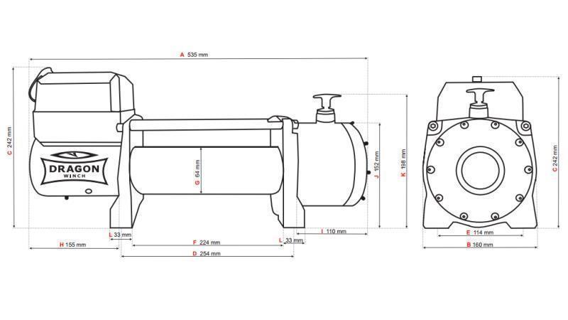 24 V SÄHKÖVINSSI DWM 13000 HD - 5897 kg